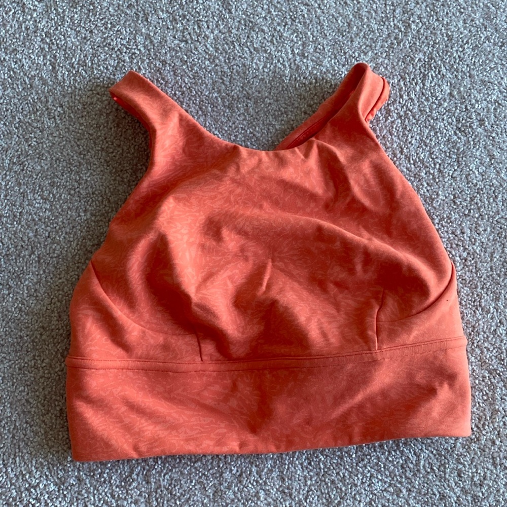 lululemon athletica Orange Crop Top